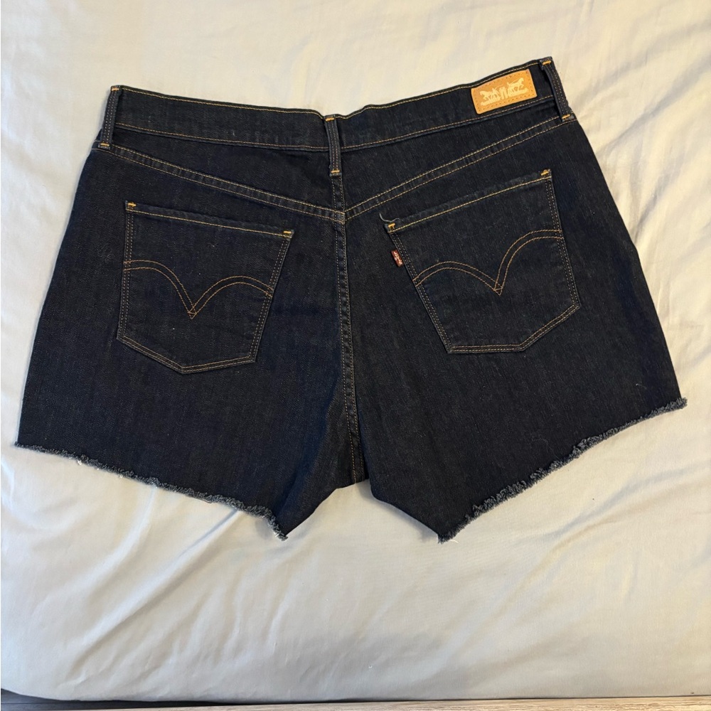 Levi's Women's Midnight Blue Denim Shorts
